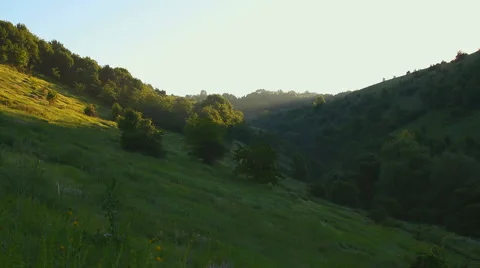 Morning in a mountain Video stock 54704901