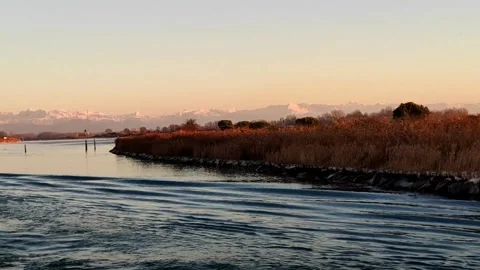 Morning on a mountain river Video stock 167620269