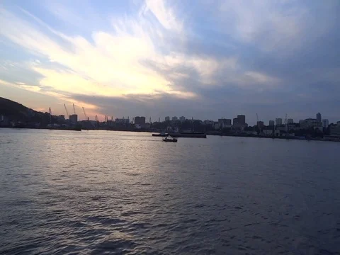 Morning in the port Vídeo Stock 80508482