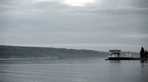 Morning on the river_6 Stock Footage 32700684
