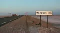 Morning road to the Algeria from Tunisia HD Footage