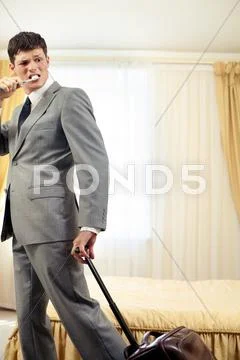 Morning routine Stock Photos