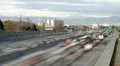 Morning Rush Hour Interstate Traffic Timelapse HD Footage