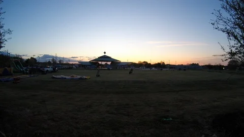 Morning set-up timelapse Stock-Footage 118614189