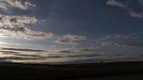 Morning Sky Stock Footage 74764492
