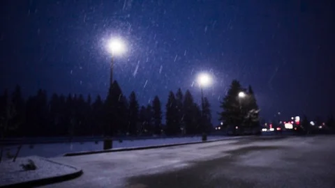 Morning Snow 스톡 동영상 89004285