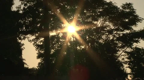 Morning Sunrise Time Lapse Stock Footage