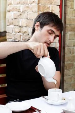 Morning tea Stock Photos