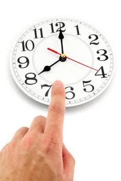 Morning time, concept of time control Stock Photos