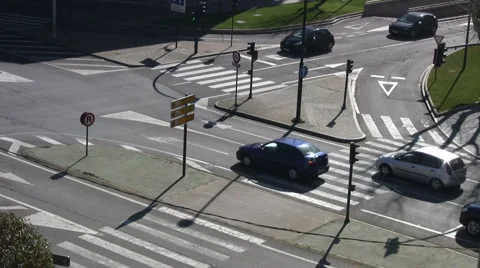 Morning traffic Stock Footage 1076044