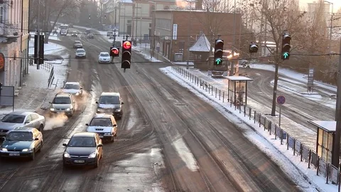 Morning traffic Stock Footage 85275067