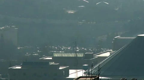 Morning traffic of Tehran Stock Footage 47351274