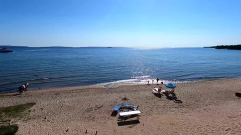 Morning view from hotel balcony Stock Footage 157947732