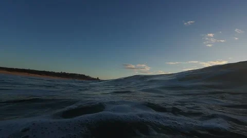 Morning wave Video stock 274649212