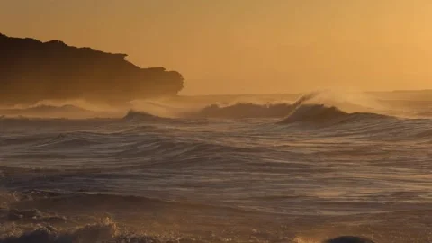 Morning waves Video stock 278806173