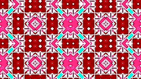 Moroccan Arabian Style Geometric Pattern Background Loop 4K Stock Footage 197081431