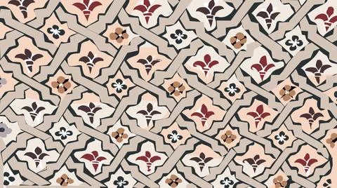 Moroccan Background 스톡 일러스트