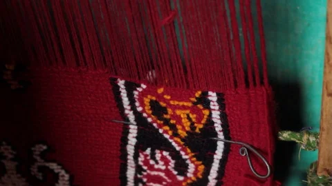 The Moroccan Berber Rug Video stock 126399525