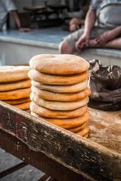 Moroccan bread Stock Photos