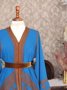 Moroccan Caftan: A Timeless Symbol of Elegance and Heritage Stock Photos