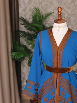 Moroccan Caftan: A Timeless Symbol of Elegance and Heritage Stock Photos