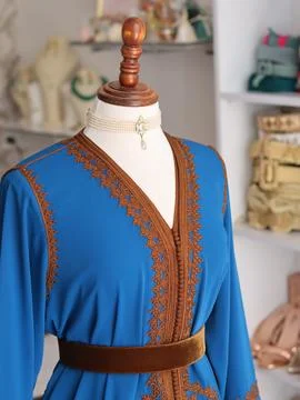 Moroccan Caftan: A Timeless Symbol of Elegance and Heritage Stock Photos
