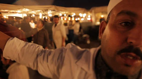 MOROCCAN CHEF IN MARRAKECH Stock Footage 27995887