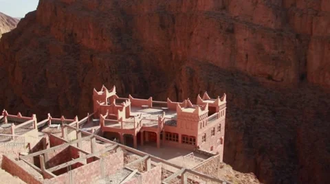 Moroccan City on a Cliff Video stock 52933879