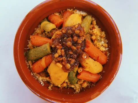 Moroccan Couscous Stock Photos