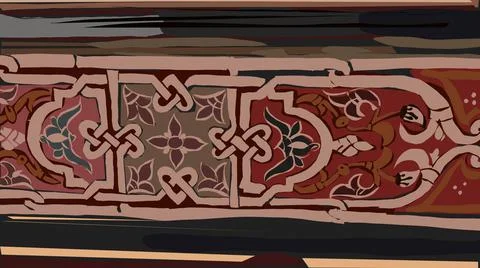 Moroccan Detail 스톡 일러스트