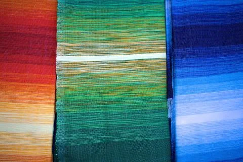 Moroccan fabrics Stock Photos