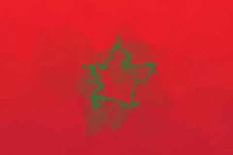 Moroccan flag Stock Illustration