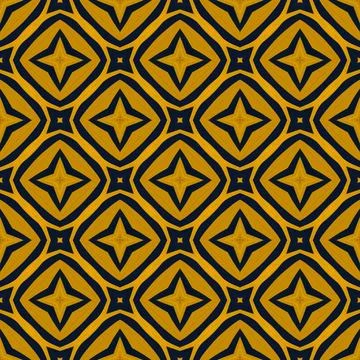 Moroccan Gold Design Seamless Background Pattern Stock Illustration