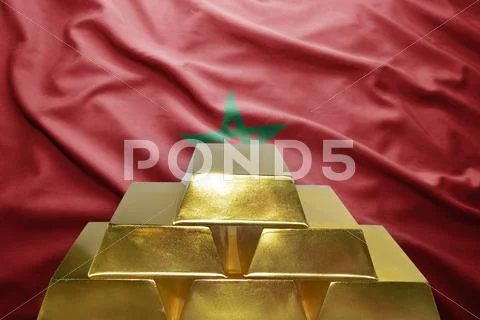 Moroccan gold reserves Stock Photos