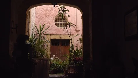 Moroccan Hallway Stock Footage 98436350