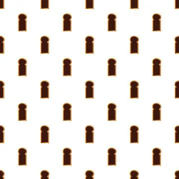 Moroccan islamic arch pattern seamless tile background Illustrazione stock