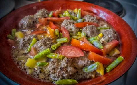 Moroccan Meatballs Stock Photos