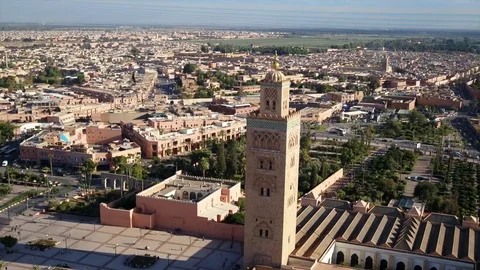 Moroccan Minarett Stock Footage 121707031