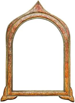 Moroccan mirror cutout Stock Photos