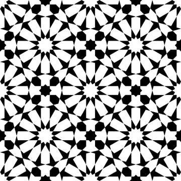 Moroccan mosaic seamless イラスト素材