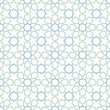 Moroccan mosaic seamless Stock Illustration