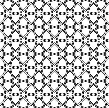 Moroccan mosaic seamless Illustrazione stock