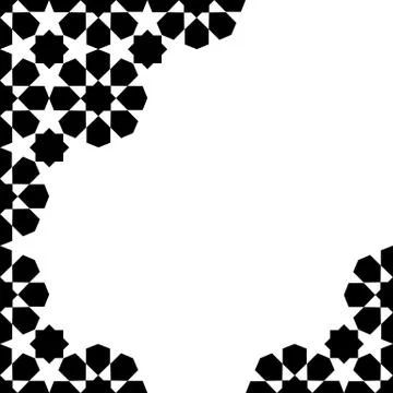 Moroccan mosaic template Stock Illustration