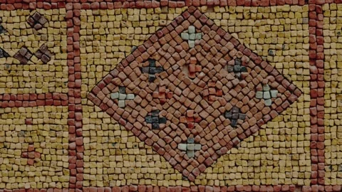 Moroccan Mosaic Tile Pattern A Colorful Display of Artistry and Craftsmanship Stock Footage 309031490