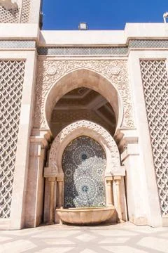 Moroccan mosaic on the wall Stock Photos