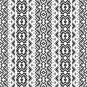Moroccan motif pattern background monochrome color Stock Illustration