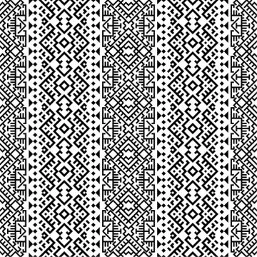 Moroccan motif pattern background monochrome color Stock Illustration