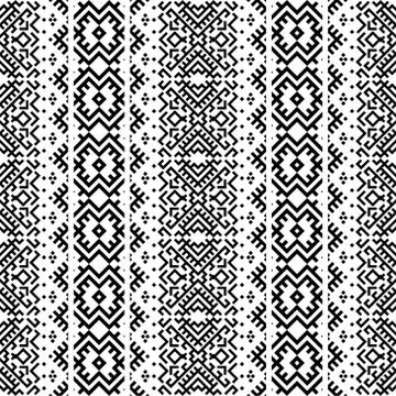 Moroccan motif pattern background monochrome color Stock Illustration