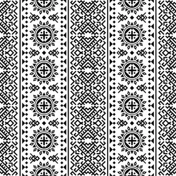 Moroccan motif pattern background monochrome color Stock Illustration