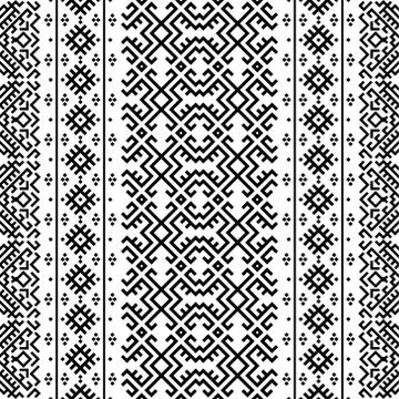 Moroccan motif pattern background monochrome color Stock Illustration